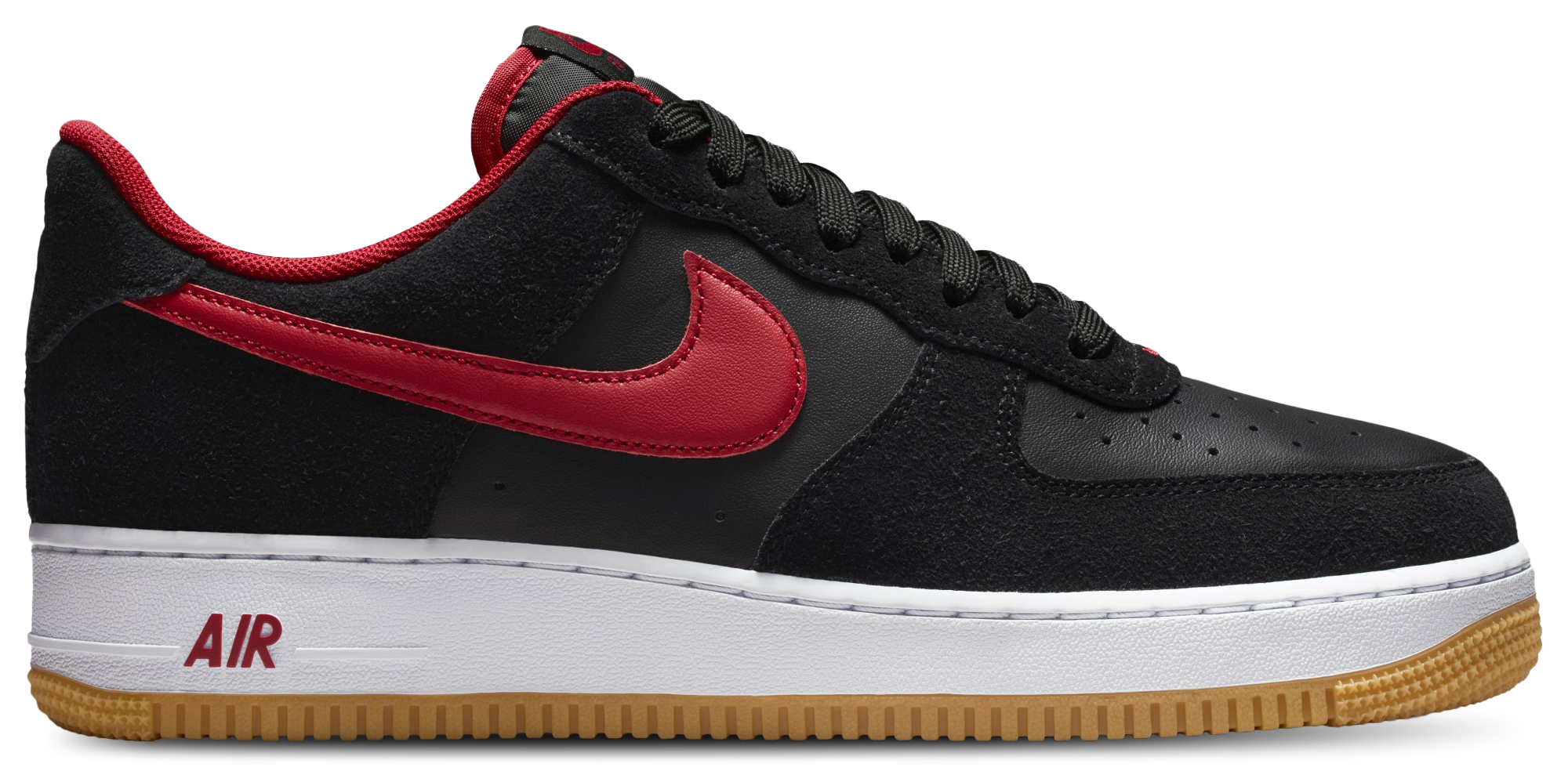 Nike AF1 '07 LV8 1 - Black/White/Varsity Red - Image 1