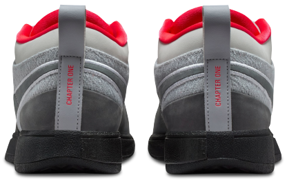 Nike Book 1 AM 95 PE - Wolf Grey/Cool Grey/Orange - Image 3