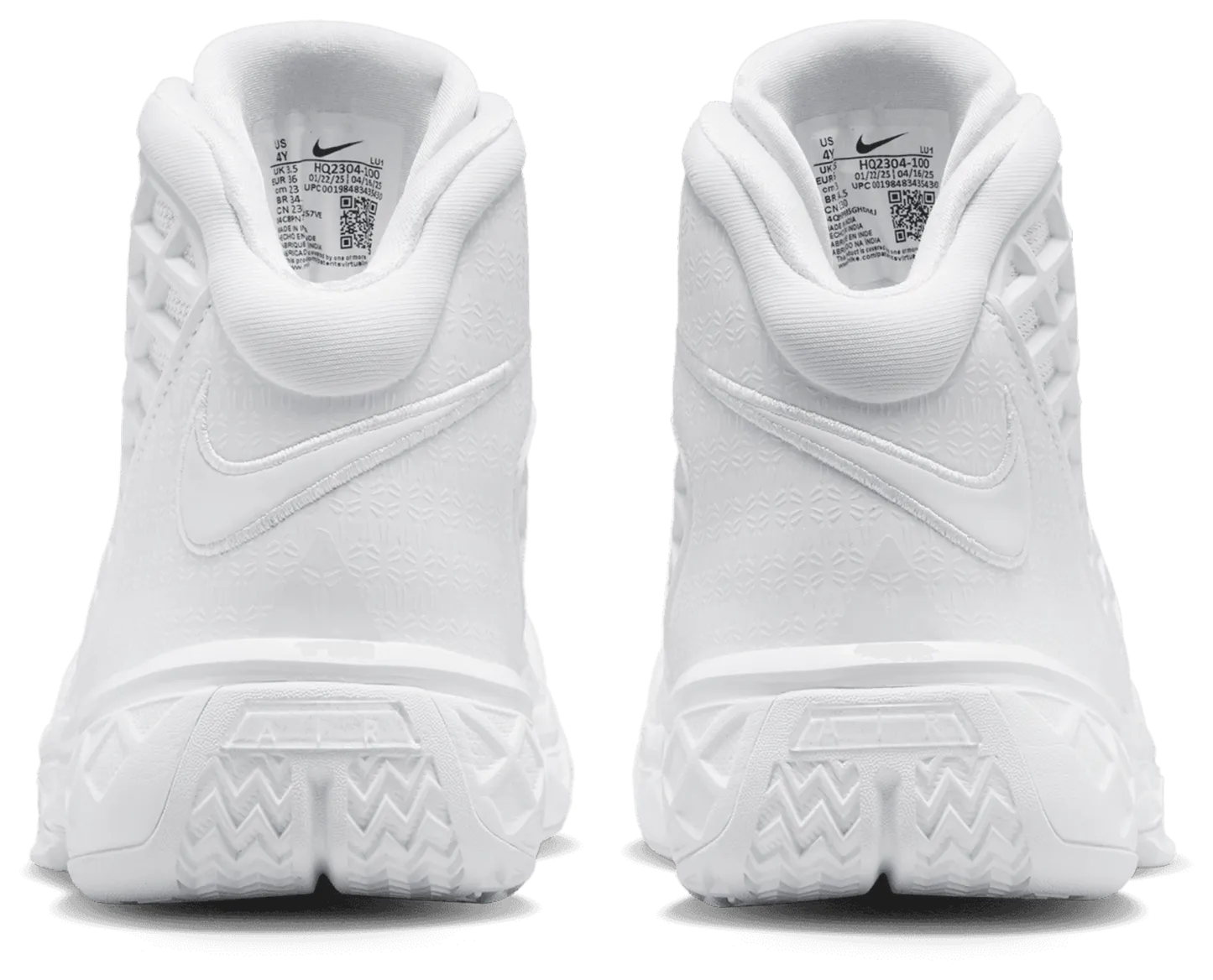 Nike Kobe 3 High Halo 童款 - White/White/White - Image 3
