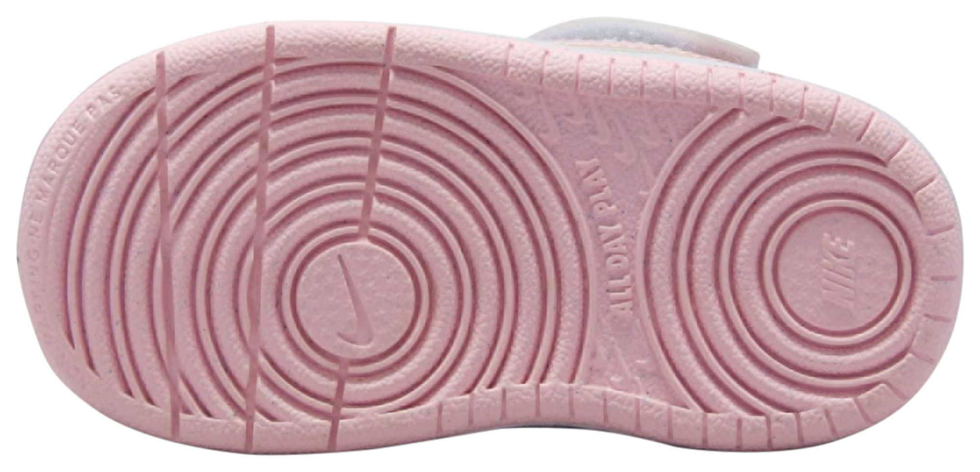 Nike Court Borough Low Recraft 童款 - Pink Foam/White - Image 6