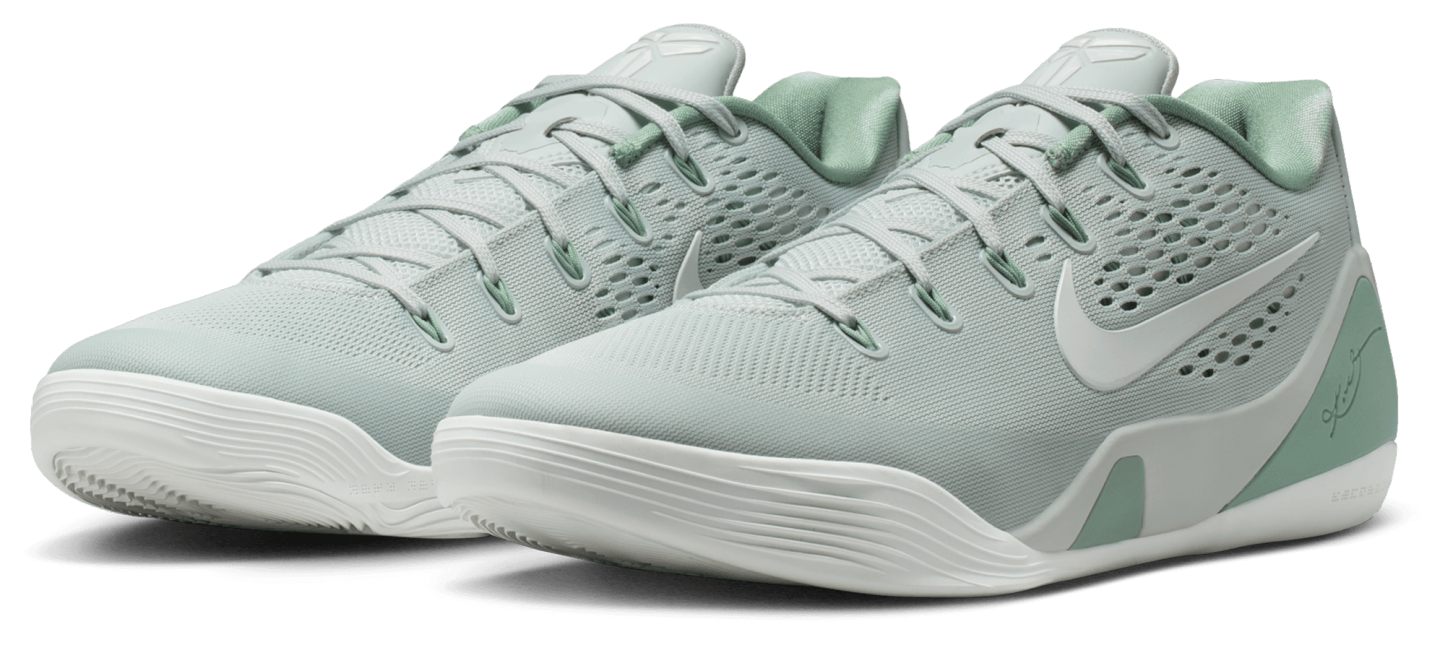 Nike Kobe 9 Elite Low EM - Light Silver/Steam/Summit White - Image 6
