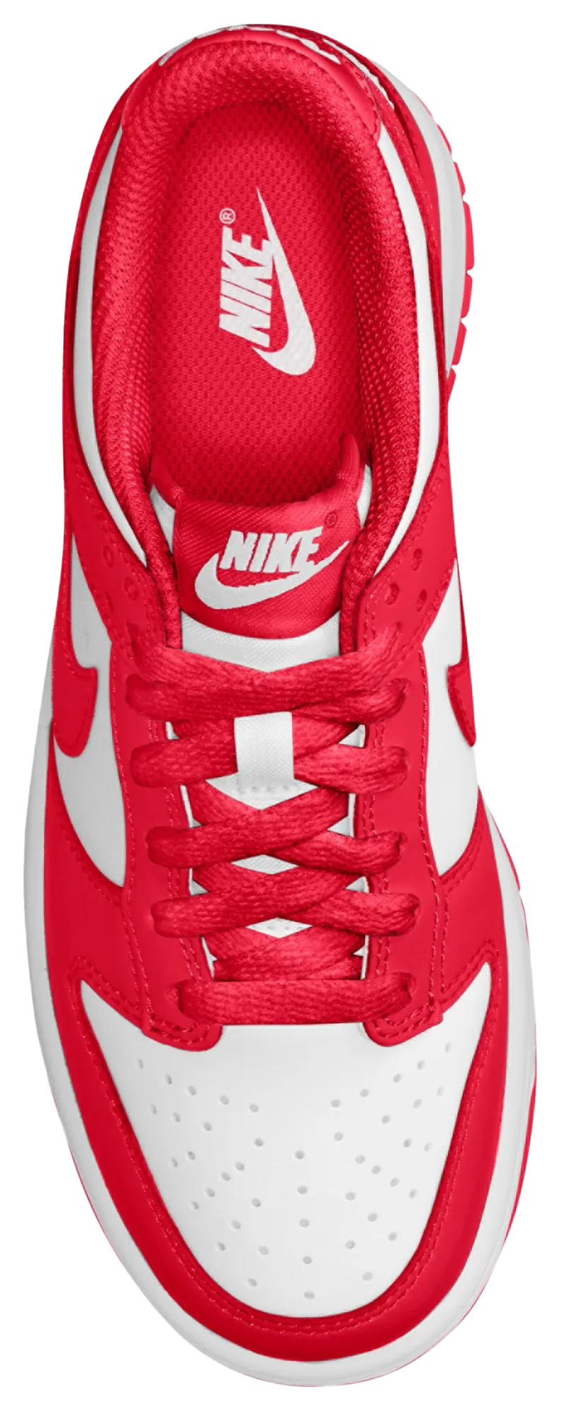 Nike Dunk Low 童款 - University Red/White - Image 3