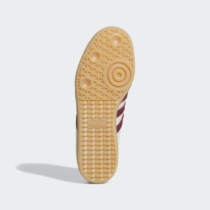 adidas SAMBA OG SHOES - Wonder White / Maroon / Frozen Turbo - View 5