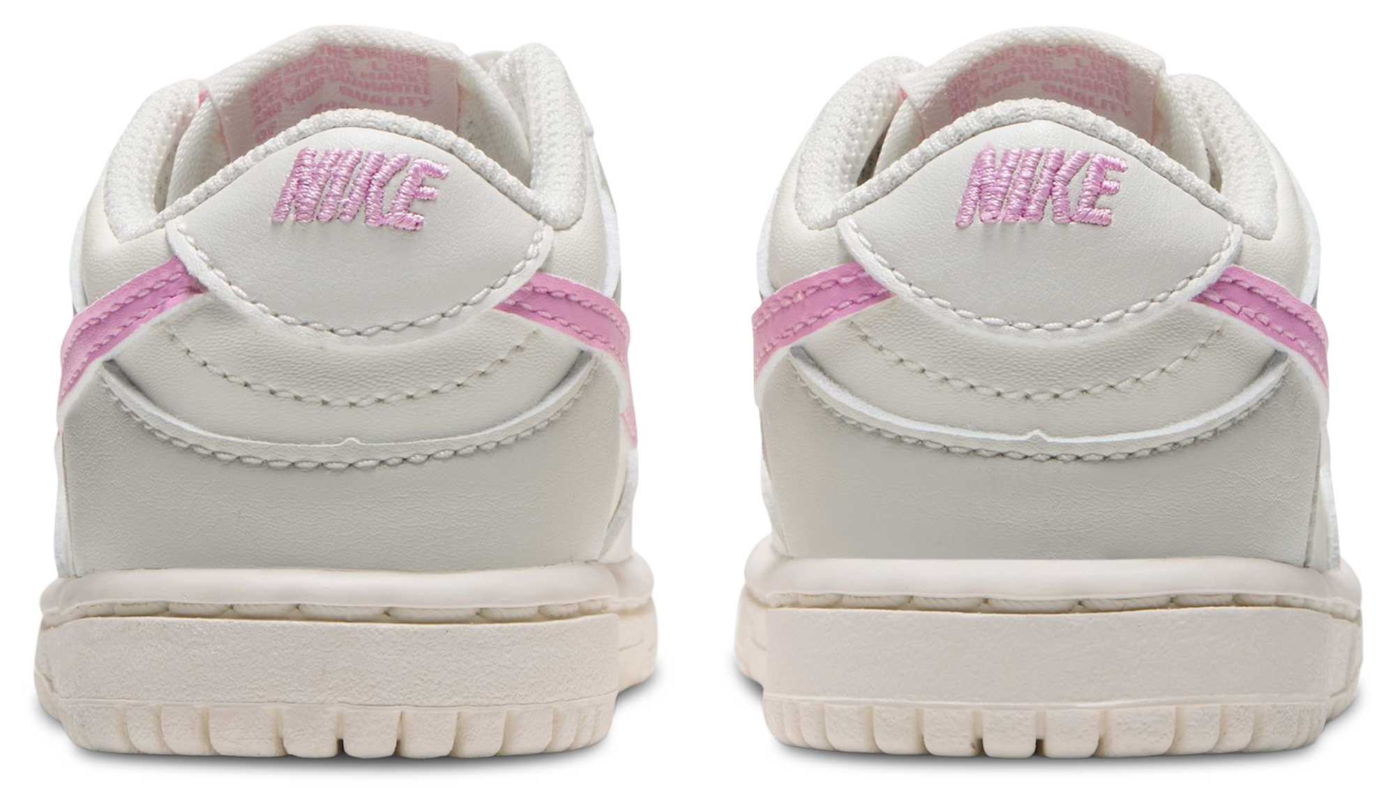 Nike Dunk Low N 童款 - Sail/Pink Rise/Phantom - Image 3