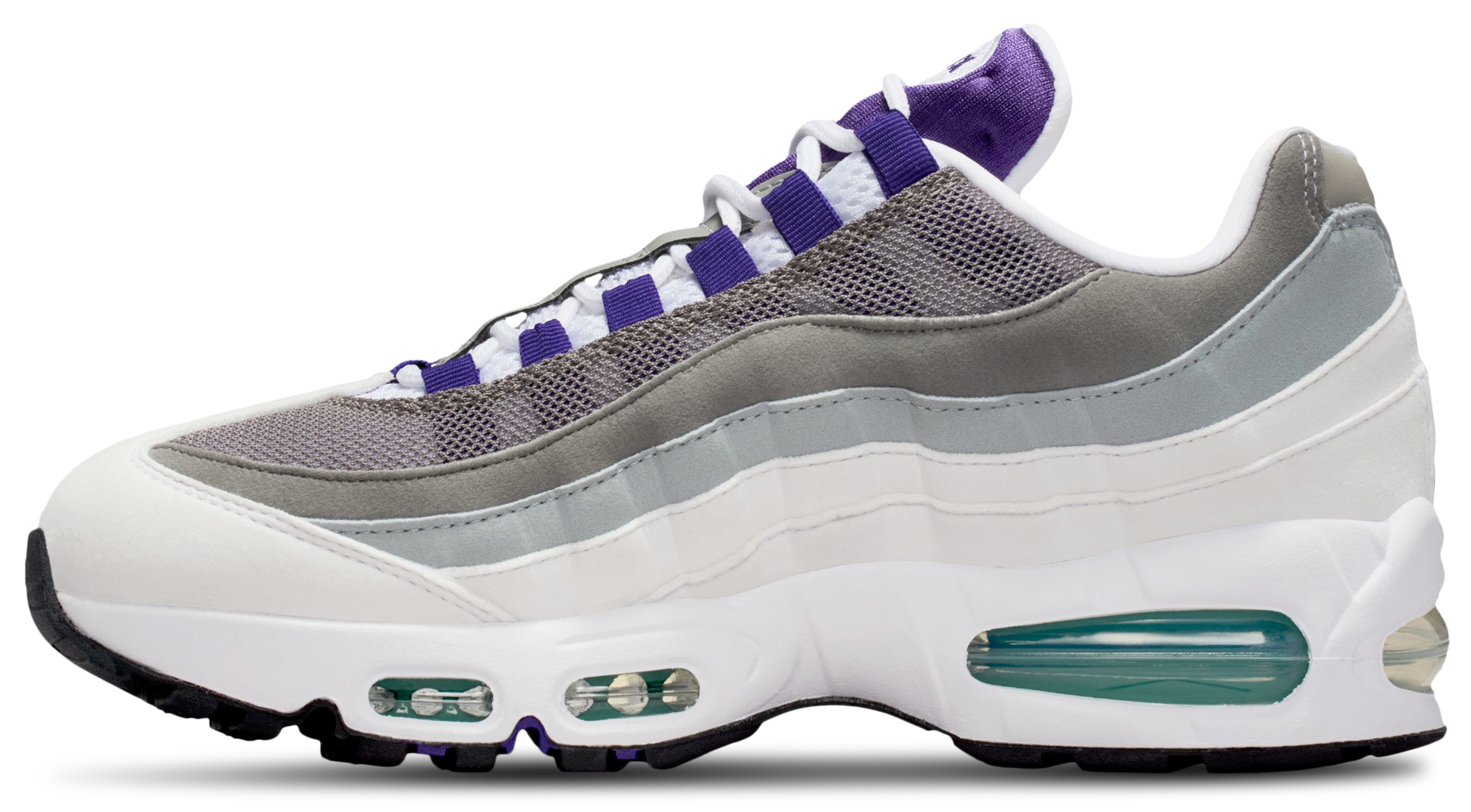 Nike Air Max 95 OG - Court Purple/Wolf Grey/White - Image 2