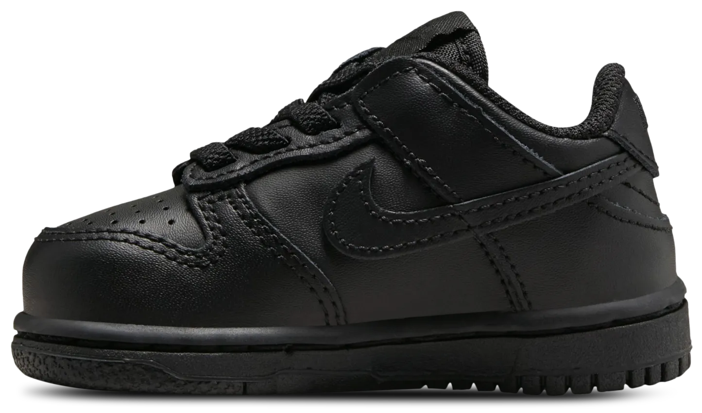 Nike Dunk Low 童款 - Black/Black - Image 2