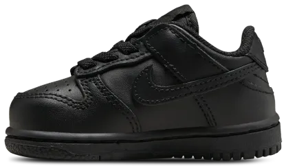 Nike Dunk Low 童款 - Black/Black - Image 2