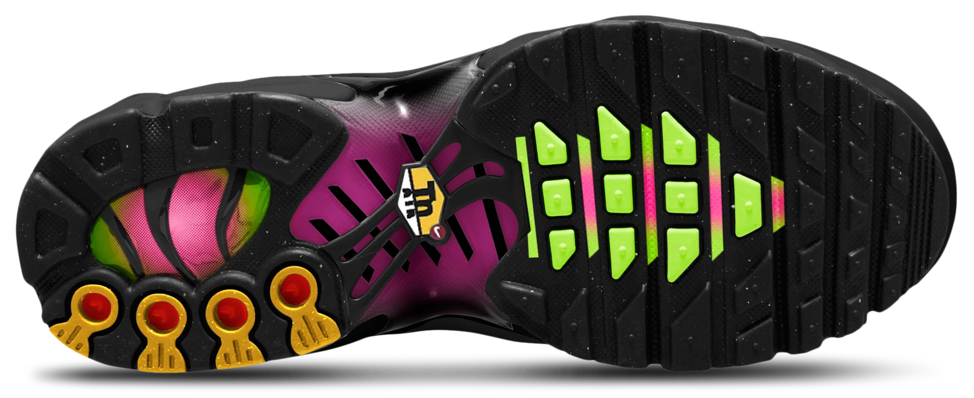 Nike Air Max Plus 童款 - Black/Black/Hyper Pink - Image 4