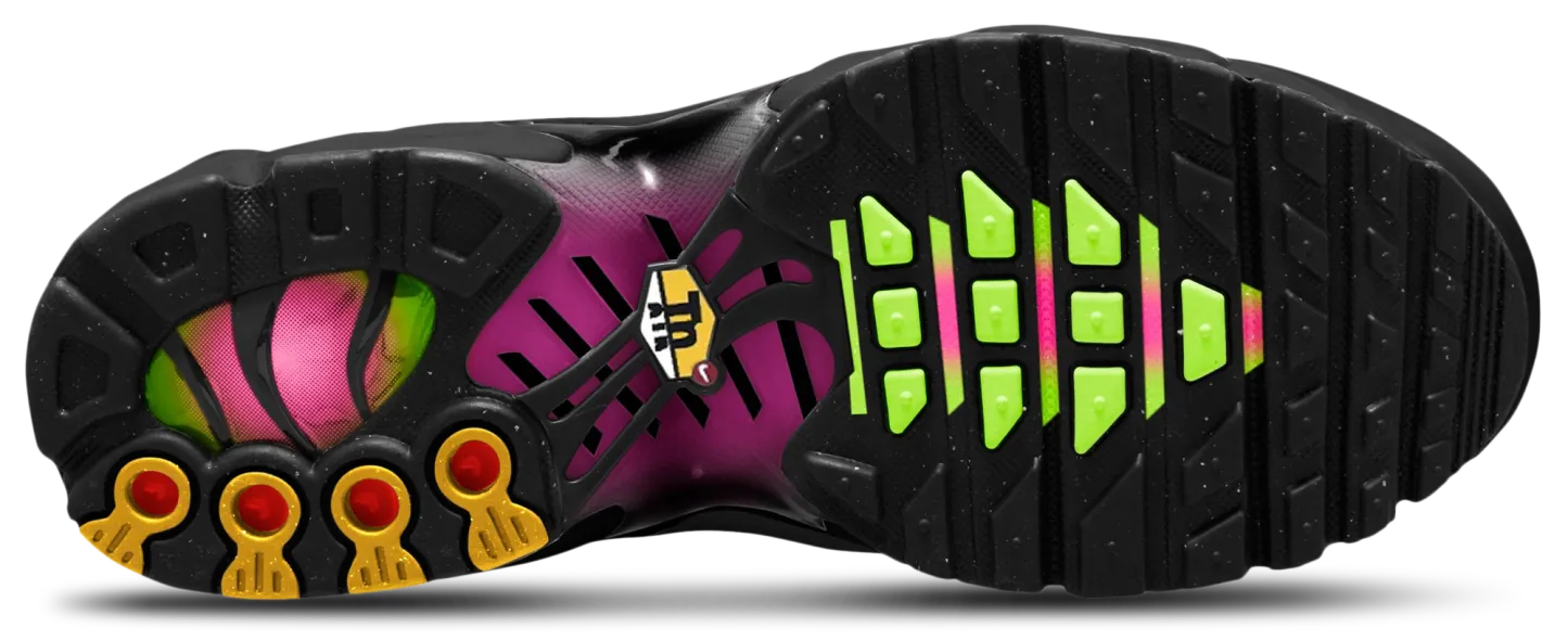 Nike Air Max Plus 童款 - Black/Black/Hyper Pink - Image 4