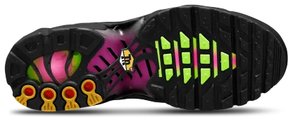 Nike Air Max Plus 童款 - Black/Black/Hyper Pink - Image 4
