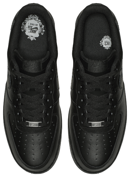 Nike Air Force 1 '07 - Men's - Black/Black - Image 5