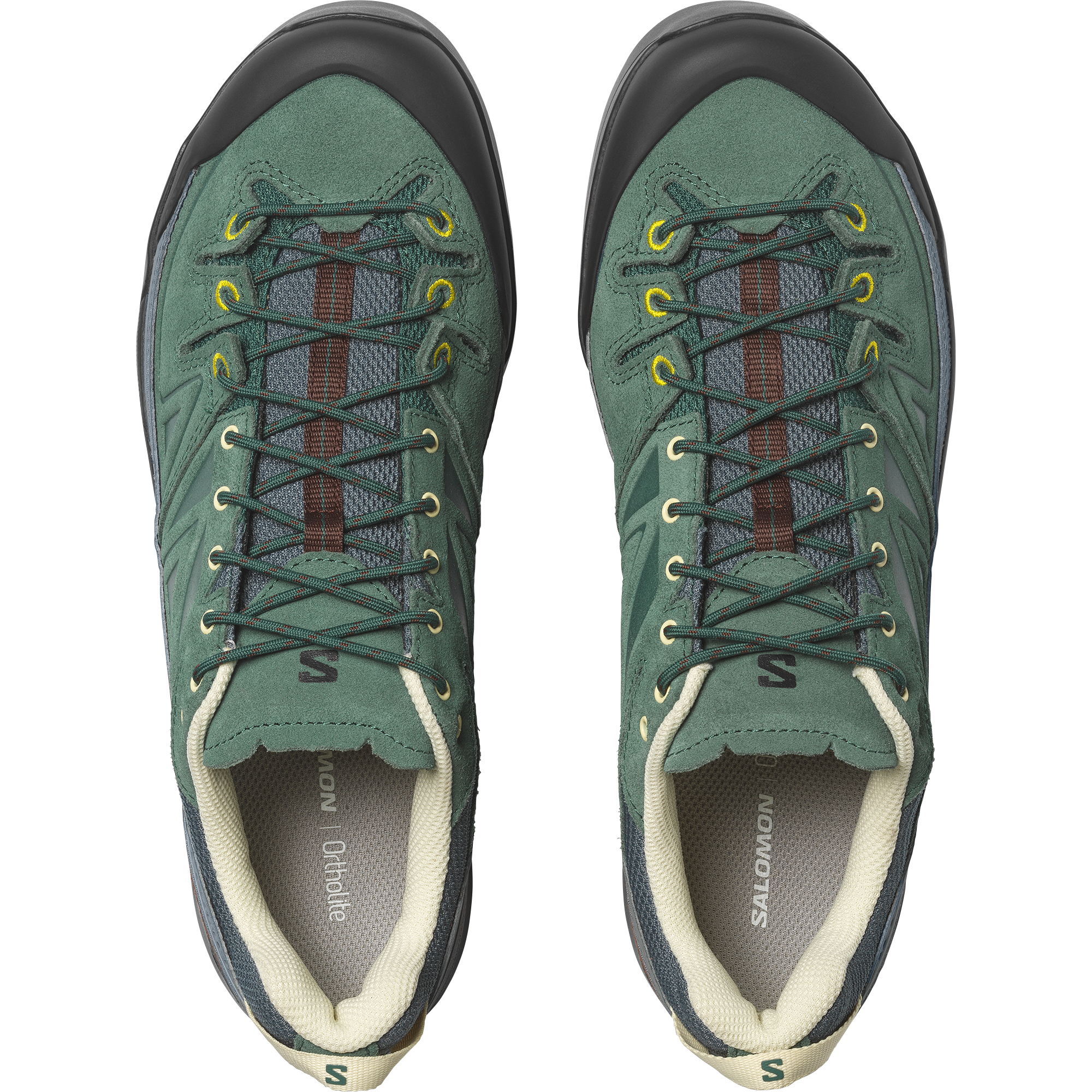 Salomon X-ALP LEATHER - Bistro Green / Stormy Weather / Black - View 2