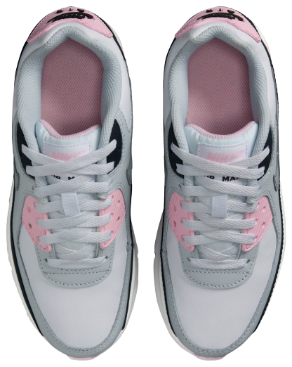 Nike Air Max 90 童款 - Grey/Pink - Image 4