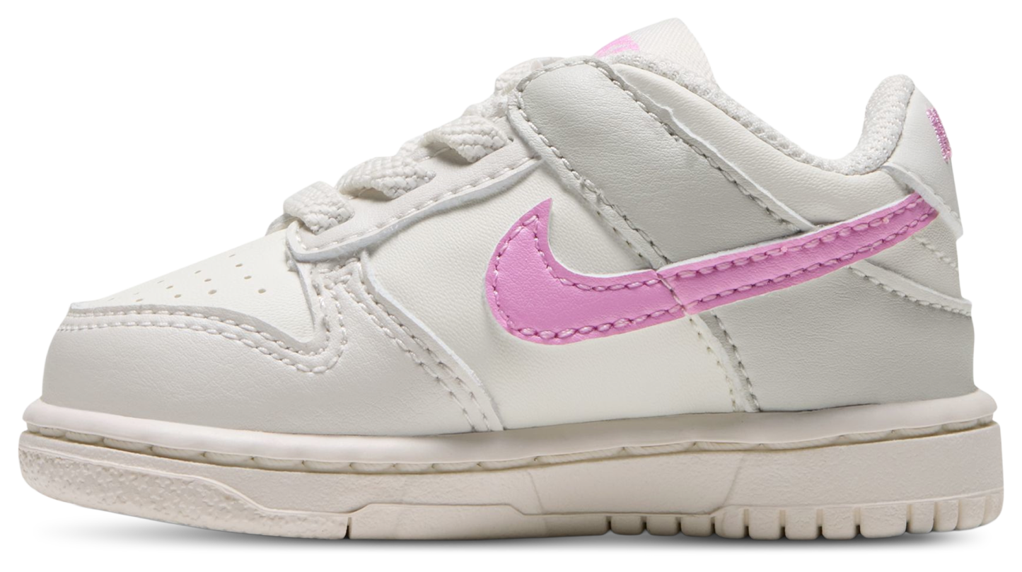 Nike Dunk Low N 童款 - Sail/Pink Rise/Phantom - Image 2