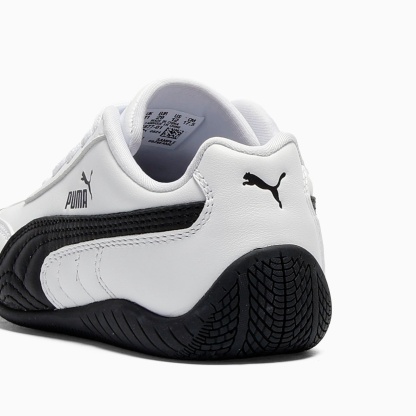 Speedcat Leather Little Kids' Sneakers - PUMA White-PUMA Black - 3
