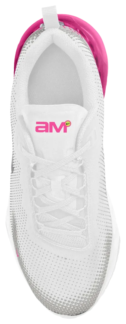 Nike Air Max Phoenix 童款 - White/Laser Fuchsia - Image 3