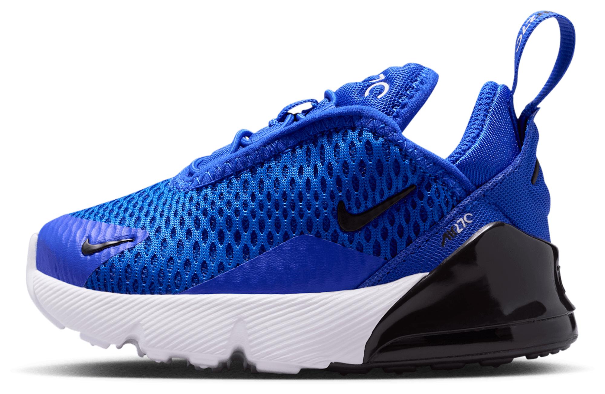 Nike Air Max 270 童款 - Racer Blue/Black/White - Image 2
