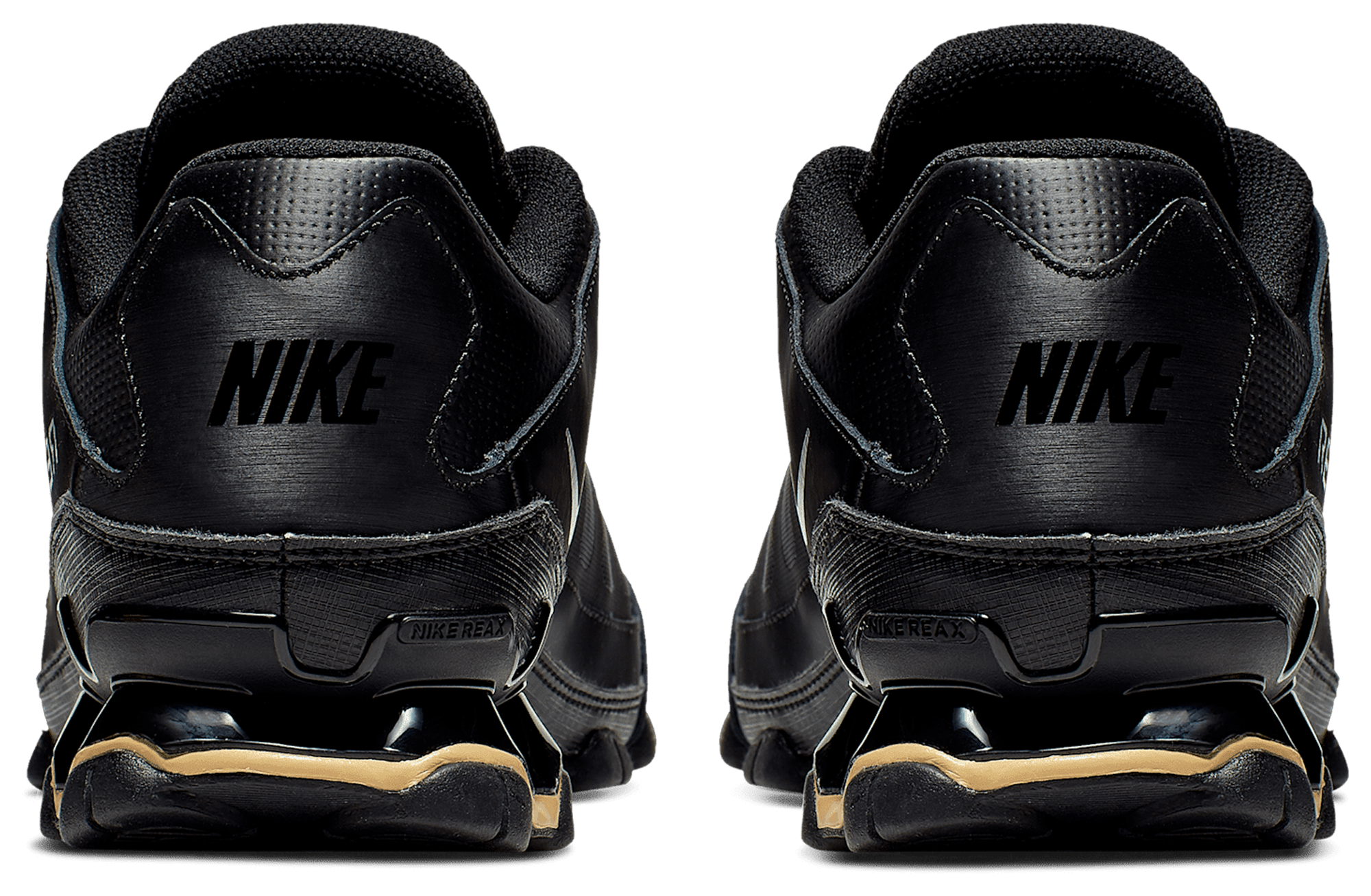 Nike REAX 8 TR Mesh - Black/Mtlc Gold/Black - Image 3