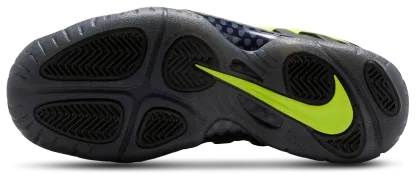 Nike Little Posite Pro 童款 - Black/Voltage Yellow - Image 5