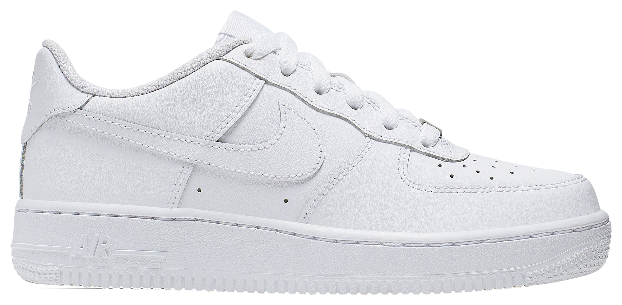 Nike Air Force 1 Low 童款 - White/White - Image 2