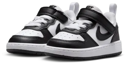 Nike Court Borough Low Recraft 童款 - White/Black - Image 6