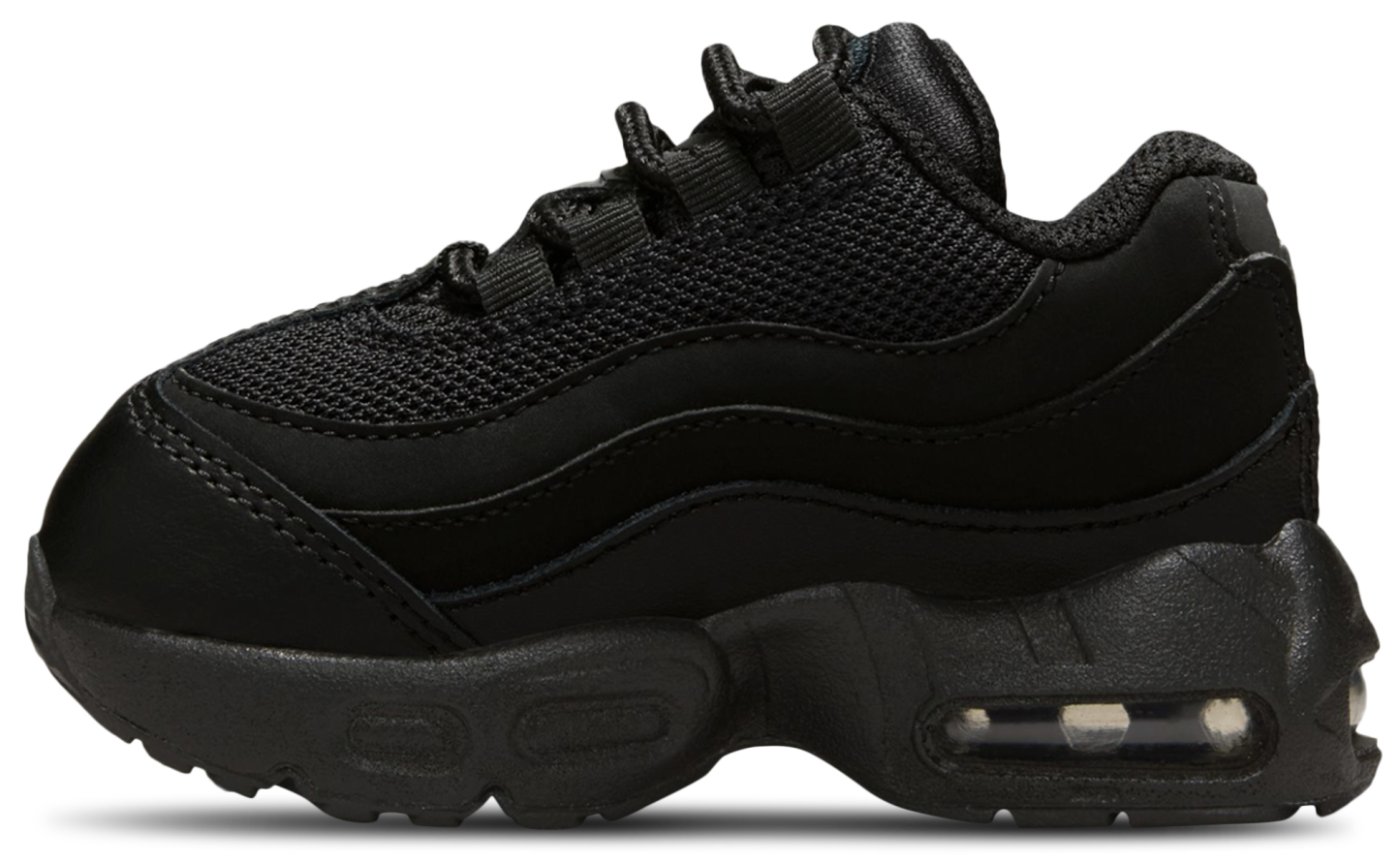 Nike Air Max 95 Recraft 童款 - Black/Black/Anthracite - Image 2