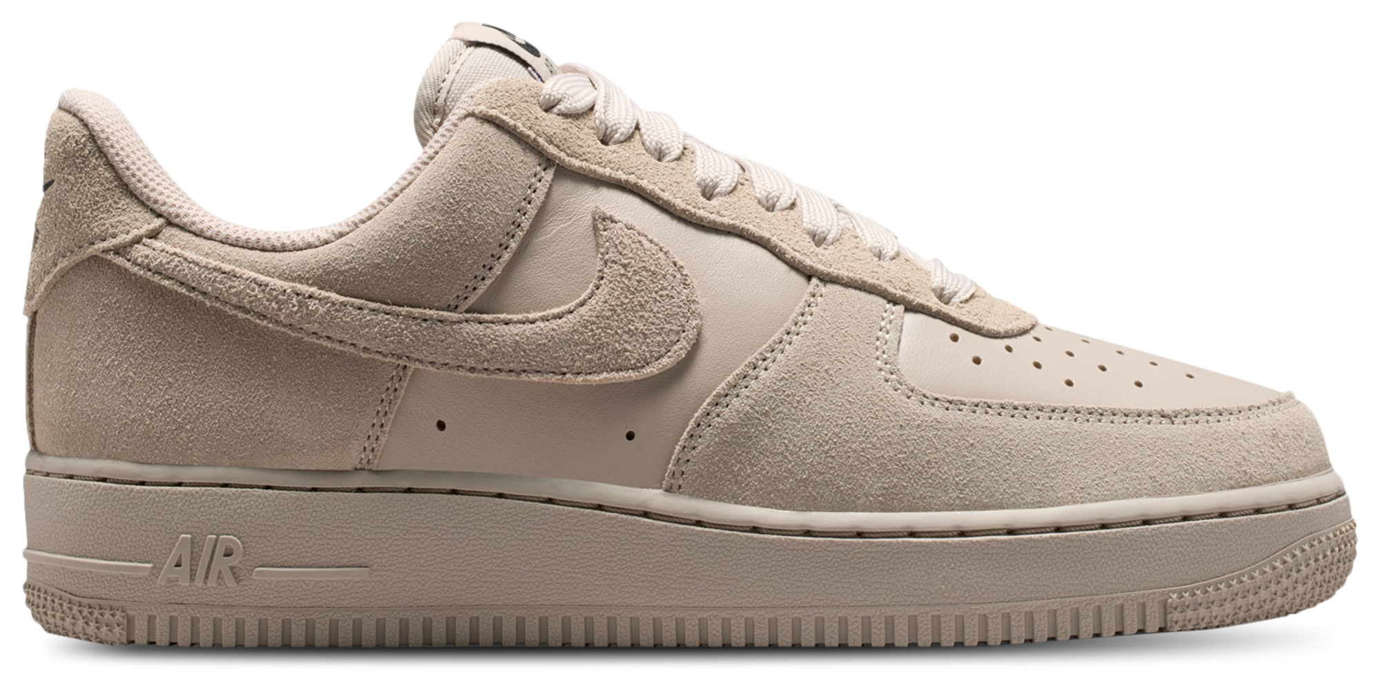Nike Air Force 1 '07 FL1 - Metallic Silver/Black/Cream - Image 1