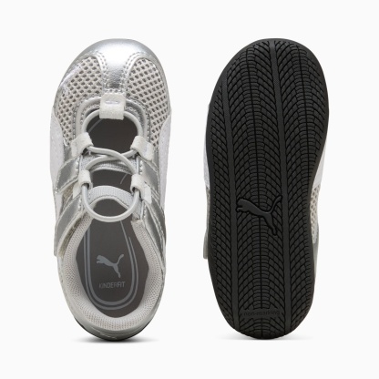 Speedcat Go Metallic Toddlers' Easy On Sneakers - PUMA Silver-PUMA White-PUMA Black - 4