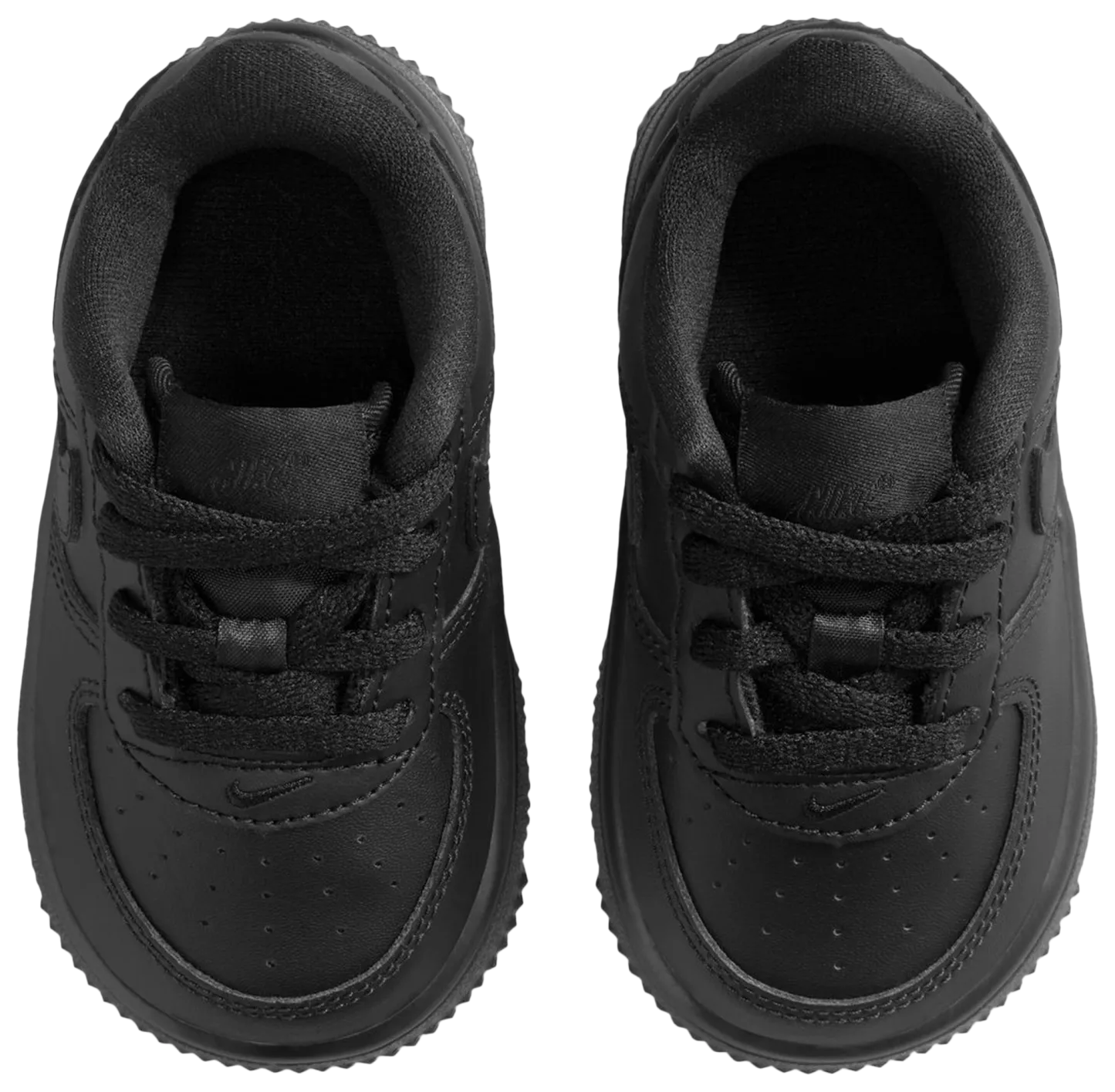 Nike Air Force 1 Low Lace 童款 - Black/Black - Image 4