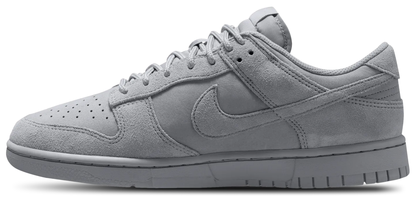 Nike Dunk Low Retro Se Nubuck - Wolf Grey/Wolf Grey - Image 2
