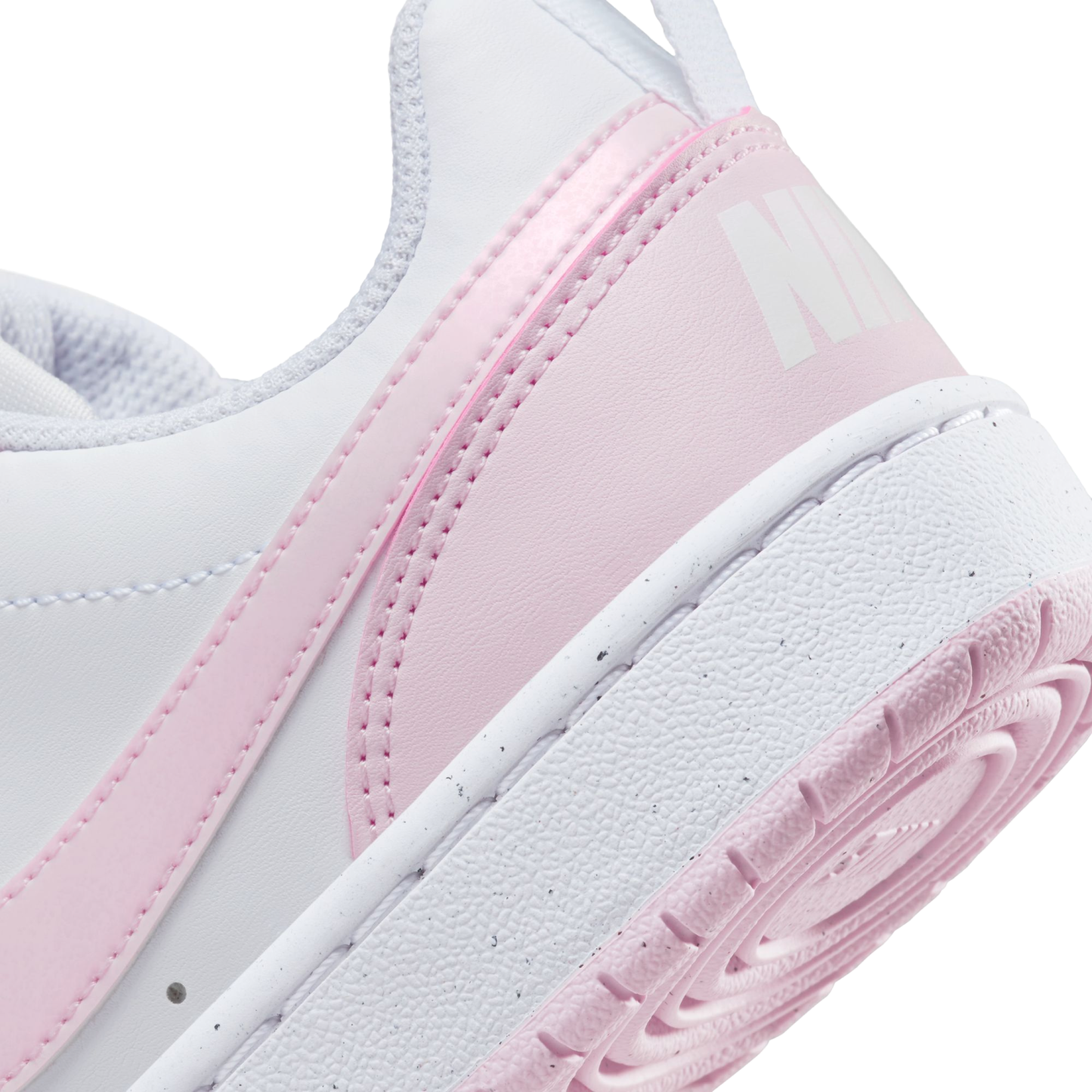 Nike Court Borough Low Recraft 童款 - White/Pink Foam - Image 9