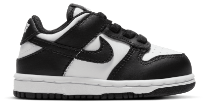 Nike Dunk Low 童款 - Black/White/White - Image 1