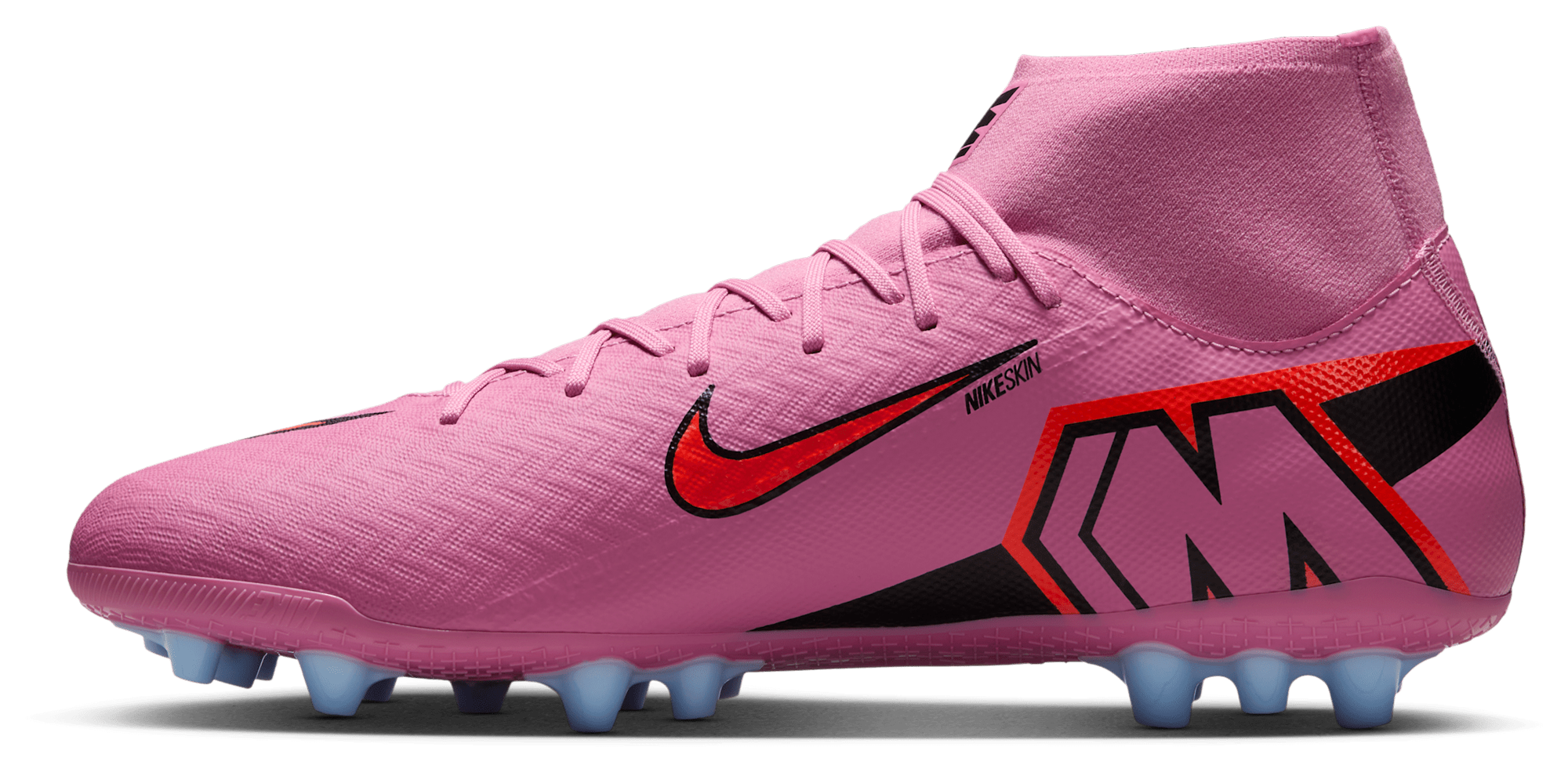 Nike Zm Superfly 10 Academy AG - Black/Magic Flamingo/Total Crimson - Image 2
