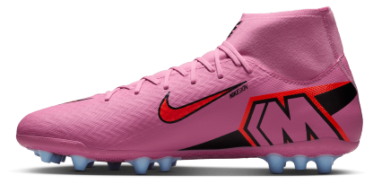 Nike Zm Superfly 10 Academy AG - Black/Magic Flamingo/Total Crimson - Image 2