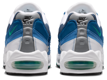 Nike Air Max 95 - Men's - Emerald Green/White/Lake Blue - Image 3