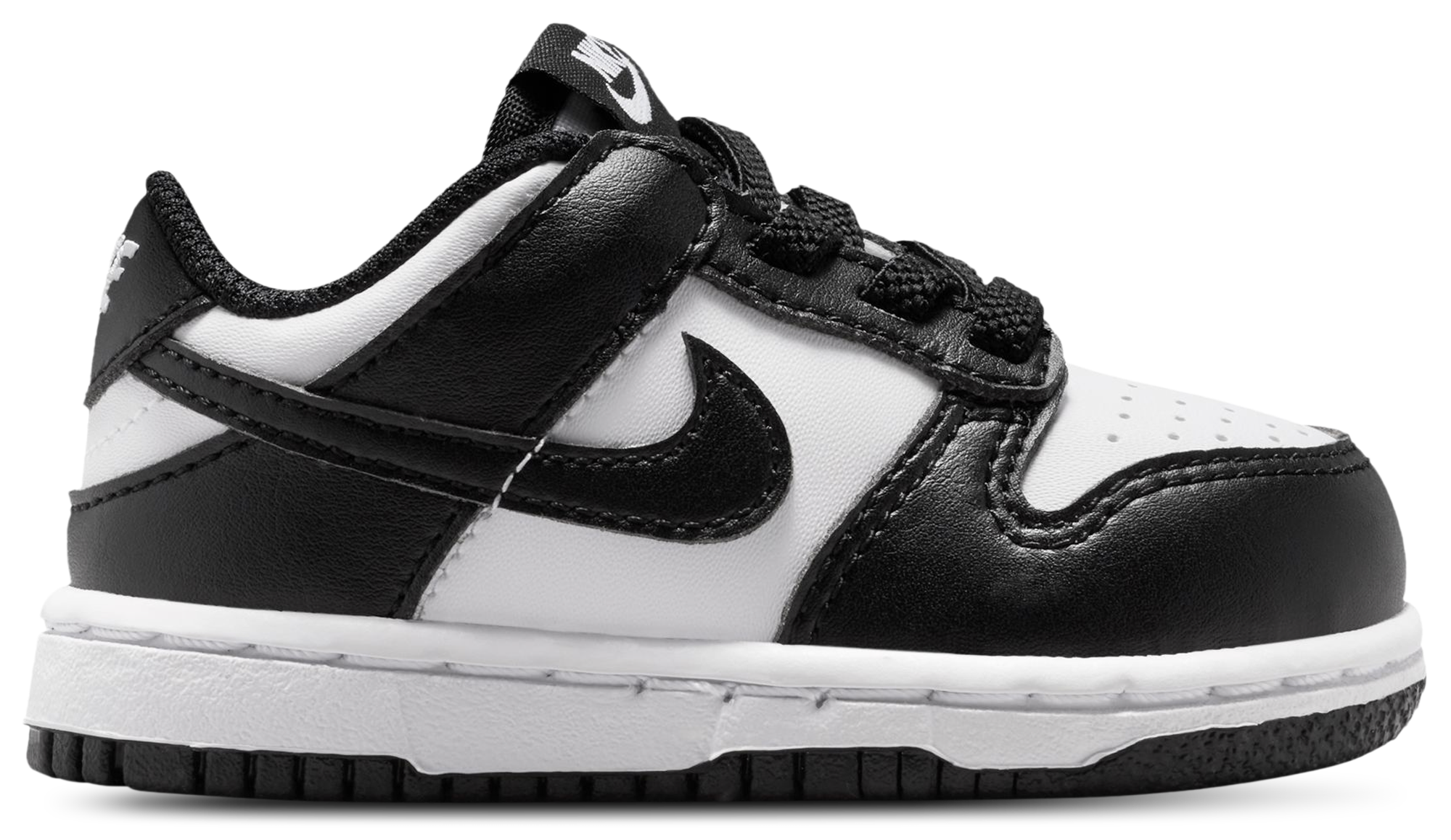 Nike Dunk Low 童款 - White/Black/White - Image 1