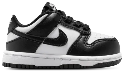 Nike Dunk Low 童款 - White/Black/White - Image 1