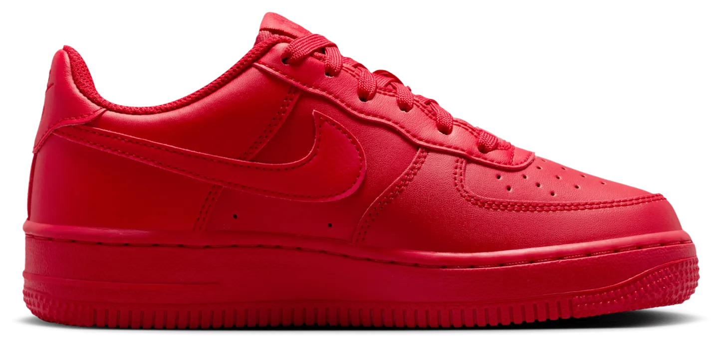 Nike Air Force 1 童款 - Red/Black - Image 1