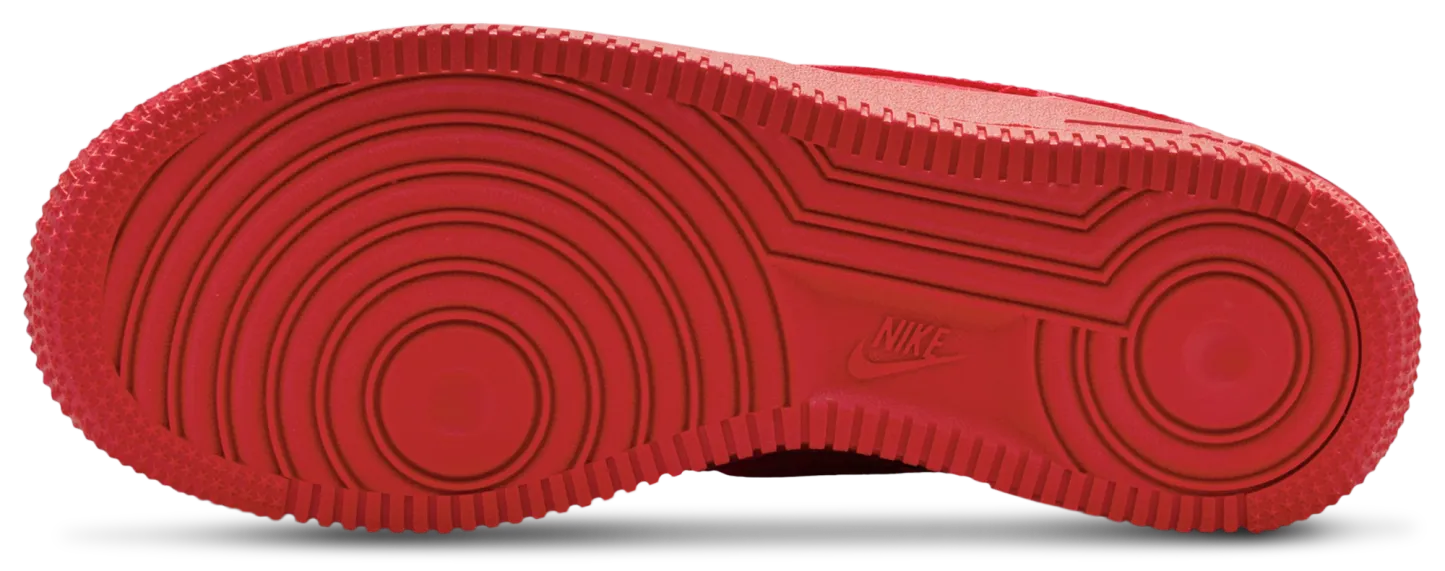 Nike Air Force 1 Vday 童款 - University Red/Black - Image 5