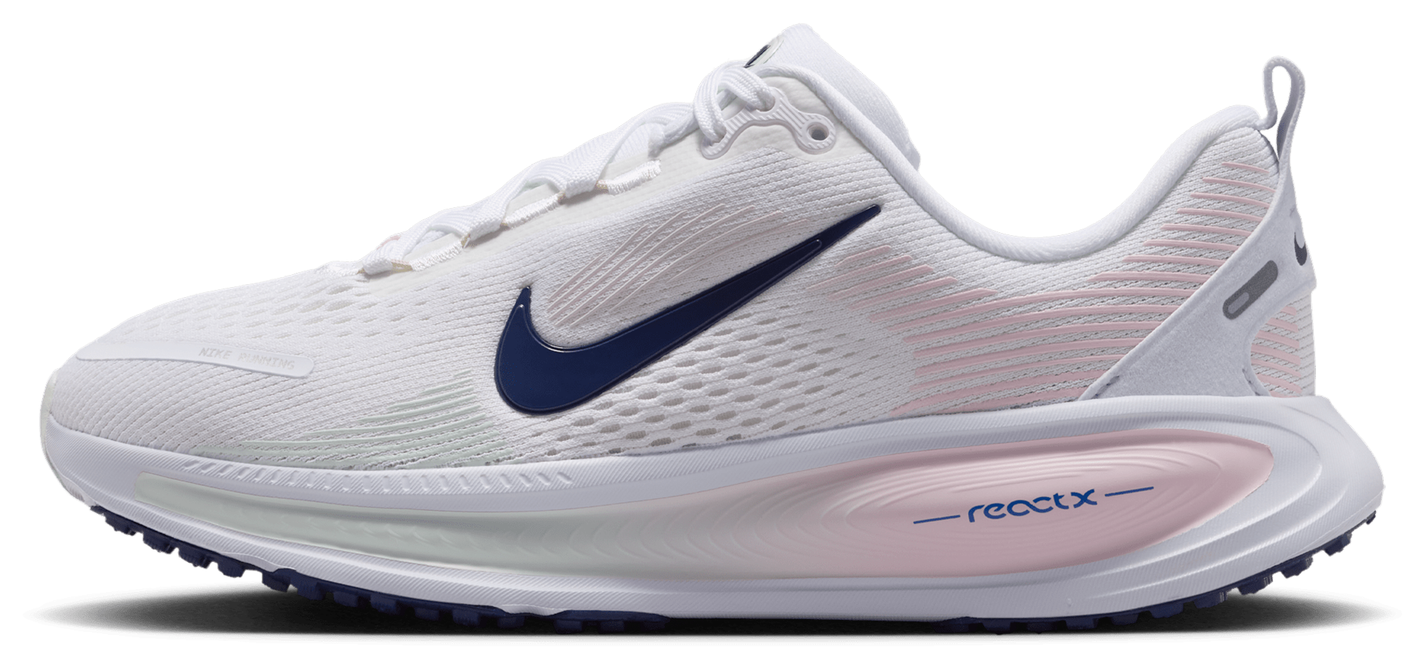 Nike Vomero 18 童款 - White/Midnight Navy/Football Grey - Image 2