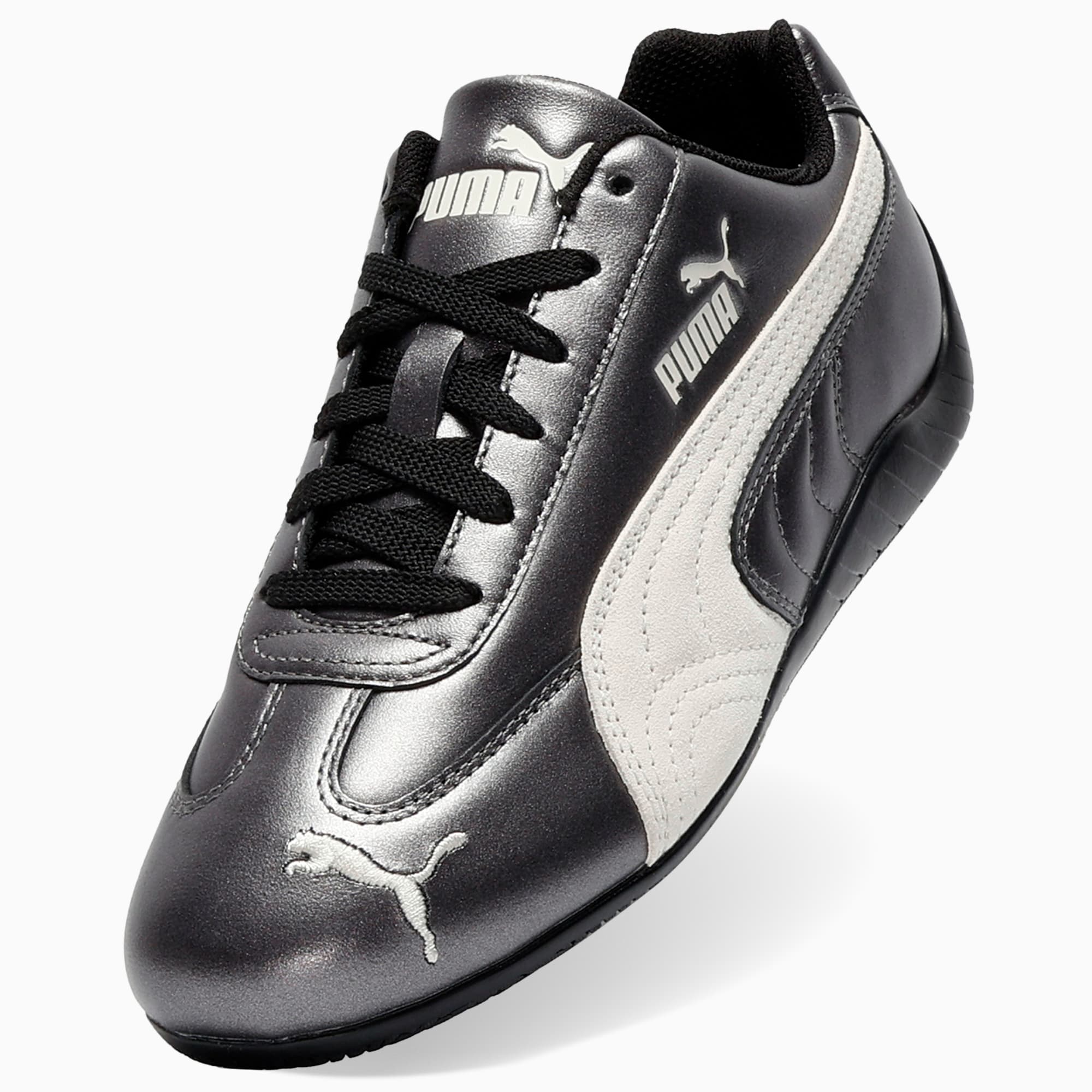 Speedcat Metallic Women's Sneakers - PUMA Black-Warm White - 8