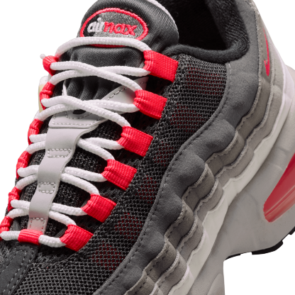 Nike Air Max 95 童款 - Anthracite/Solar Red - Image 7