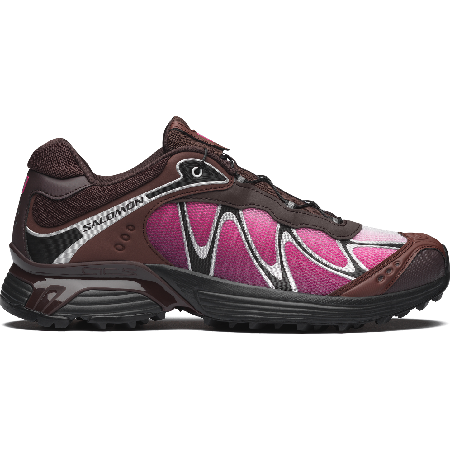 Salomon XT-WHISPER - Black / Bitter Chocolate / Pink Yarrow - View 1