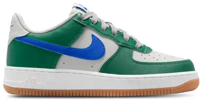 Nike Air Force 1 Low 童款 - Racer Blue/Gray Fog/Evergreen - Image 1