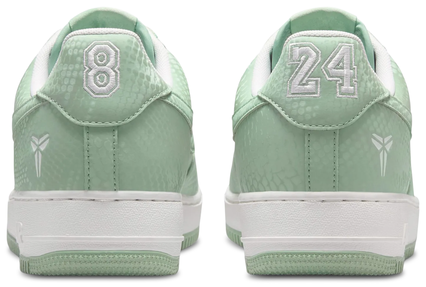 Nike Kobe Air Force 1 Low - Summit White/Teal - Image 3