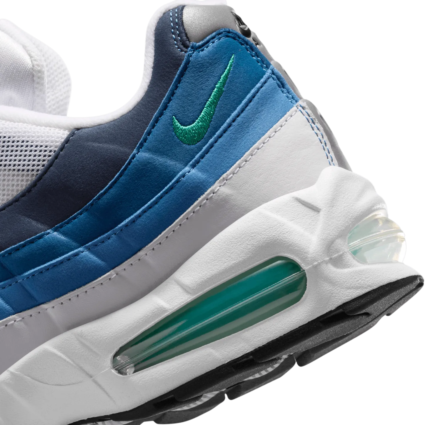 Nike Air Max 95 - Emerald Green/White/Lake Blue - Image 8
