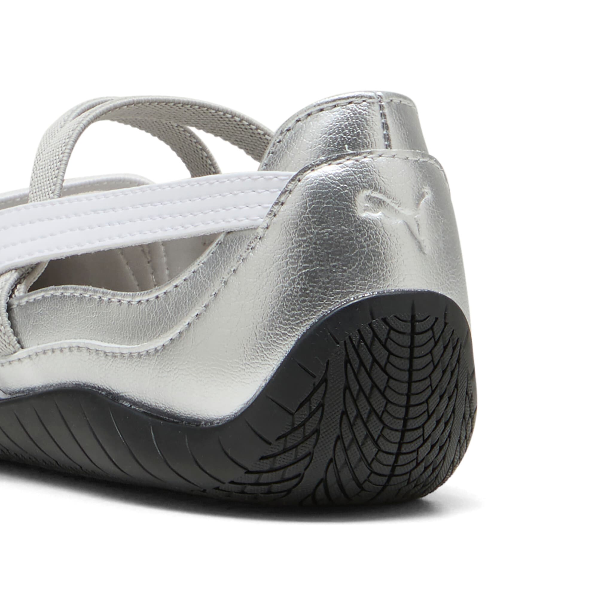 Speedcat Ballet Metallic Big Kids Sneakers - Ash Gray-PUMA White-PUMA Black - 3