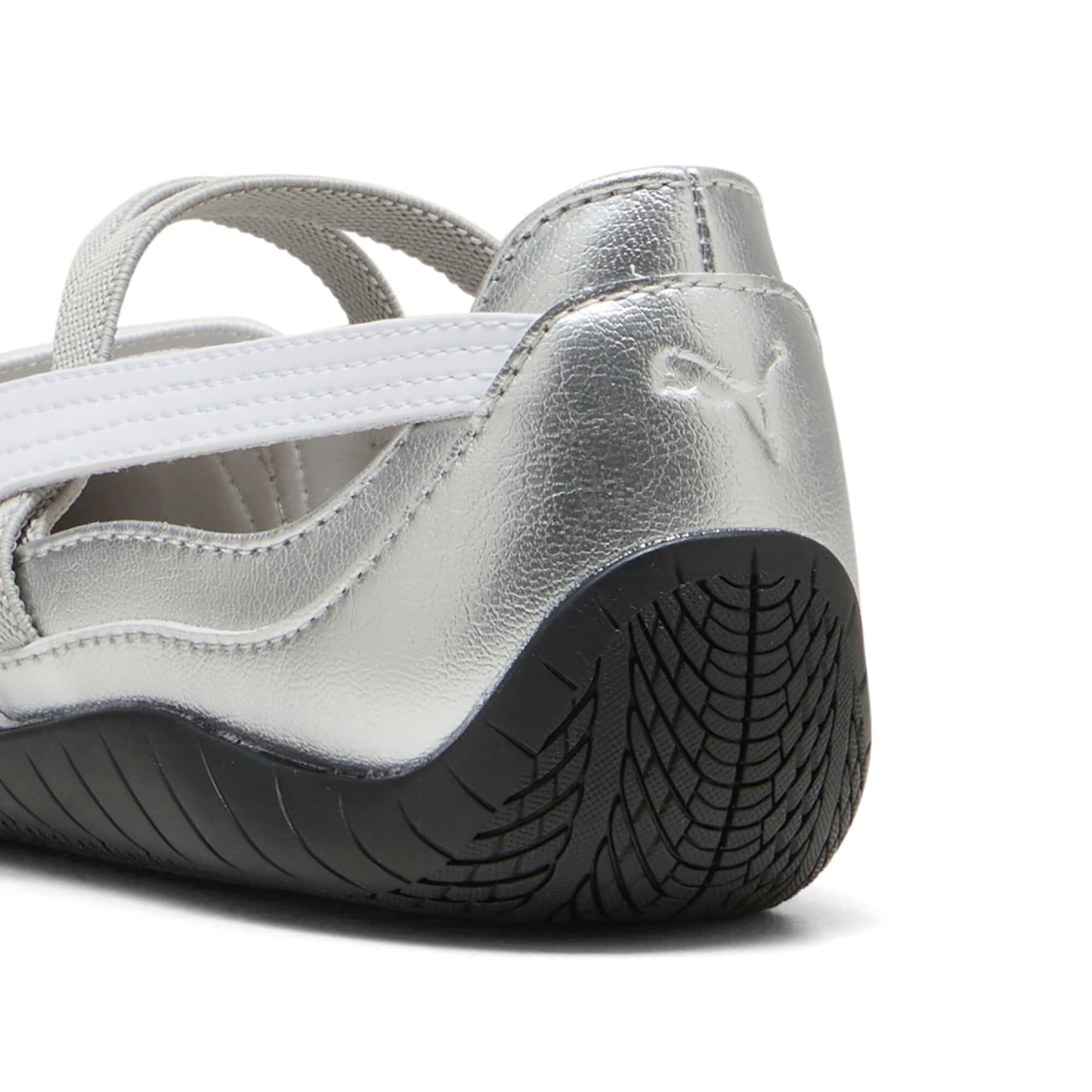 Speedcat Ballet Metallic Big Kids Sneakers - Ash Gray-PUMA White-PUMA Black - 3