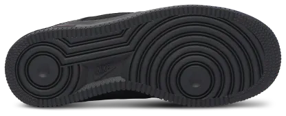 Nike Air Force 1 Low 童款 - Black/Grey/Red - Image 5