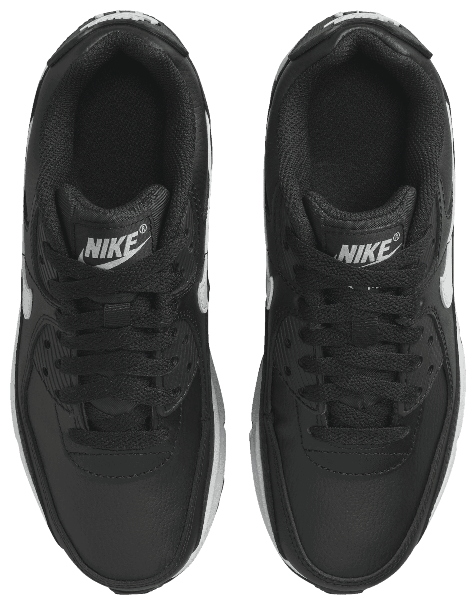 Nike Air Max 90 童款 - Black/Black/White - Image 4